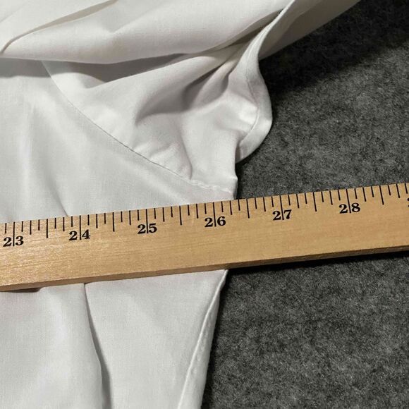 Ely Cattleman Shirt Mens 17.5/36 White Pearl Snap Long Sleeve‎ Western Cowboy - Picture 4 of 11